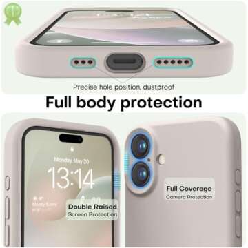 LOVE 3000 iPhone 16 Case - Shockproof Silicone Design