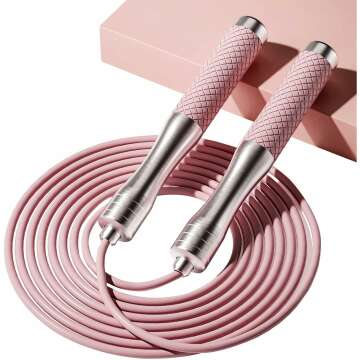 Speed Jump Rope for Fitness - Adjustable Skipping Rope for All