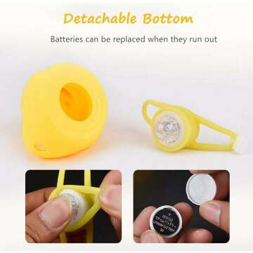 Cute Rubber Duck Bicycle Bell with LED Light