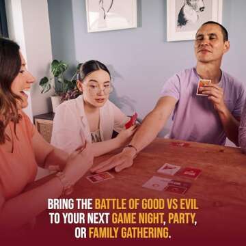 Exploding Kittens Good vs. Evil Family Card Game