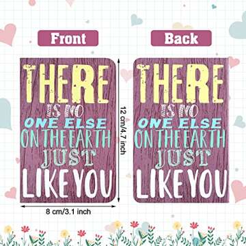 Inspirational Gifts Notepads Mini Motivational Journal Notebook Bulk Small Pocket Notepads for Office Home Church Christian Gift Supplies, 10 Styles(Vivid Style,20 Pieces)