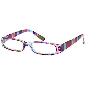 Gamma Ray Women's Reading Glasses - 4 Pairs Ladies Fashion Readers for Women - 3.50