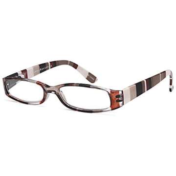 Gamma Ray Women's Reading Glasses - 4 Pairs Ladies Fashion Readers for Women - 3.50