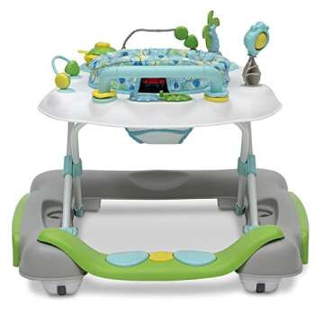 Delta Children 4-in-1 Discover & Play Musical Walker, Bubbly