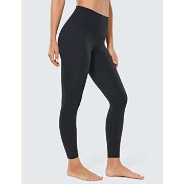 CRZ YOGA Butterluxe High Waisted Lounge Legging 25" - Workout Leggings for Women Buttery Soft Yoga Pants Black XX-Small