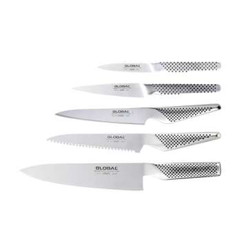 Global Takashi 7 Piece knife Block Set