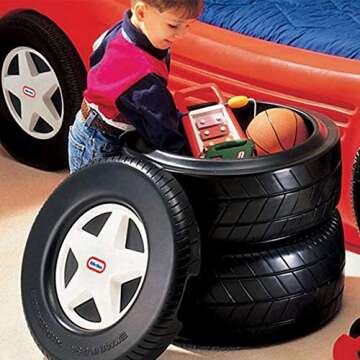 Little Tikes Classic Racing Tire Toy Chest