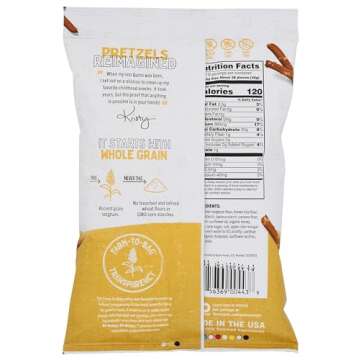 Quinn Touch of Honey Pretzel Sticks, Gluten Free Pretzels, Corn Free, Soy Free, Non-GMO, 7 oz Bag