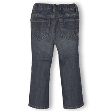 The Children's Place Baby Boys and Toddler Boys Basic Bootcut Jeans, Dry Indigo, 3T