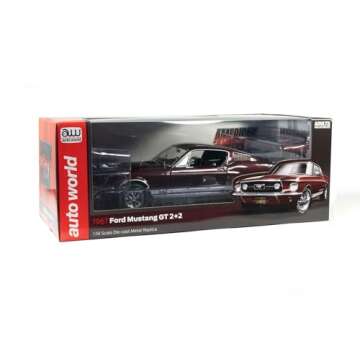 American Muscle 1967 Ford Mustang 2+2 GT 1:18 Scale Diecast