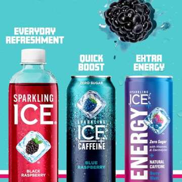 Sparkling Ice +Caffeine 12 Count Variety Pack