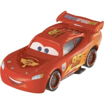 Disney Pixar Cars Lightning McQueen with Racing Wheels