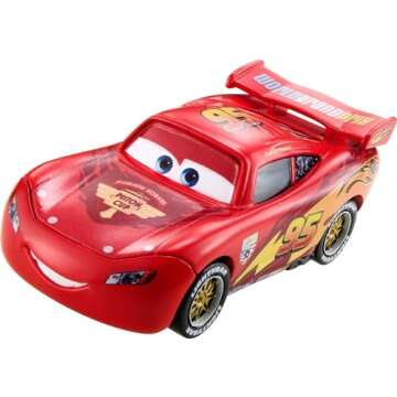 Disney Pixar Cars Lightning McQueen with Racing Wheels