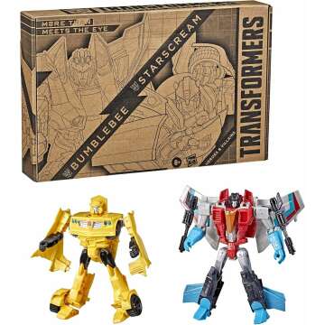 Transformers Bumblebee & Starscream 2-Pack Action Figures 🚀💪