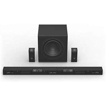 VIZIO 46-Inch 5.1.4 Premium Home Theater Sound System with Dolby Atmos and Wireless Subwoofer (Renewed)