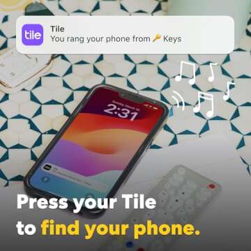 Tile by Life360 Pro (2024) - Powerful Bluetooth Tracker, Key Finder and Item Locator for Keys Bags, and More. Both iOS and Android Compatible. Phone Finder. 2-Pack (Black/White)