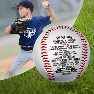 Baseball Gifts For Son From Dad, Personalized Gifts, Father And Son Gifts, To My Son, Gifts For Adult Son, Bonus Son Gifts, Christmas, Graduation, Birthday Gifts For Him, Baseball Gifts For Teen Boys