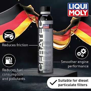 LIQUI MOLY Oil Additive Cera Tec 20002 Ceramic Wear & Tear Protection for Petrol & Diesel Engines Smoother Engine Performance, Less Friction & Lower Fuel Consumption 300 ml