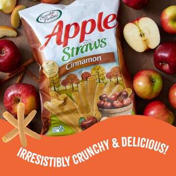 Cinnamon Apple Straws - Gluten-Free Snack Packs