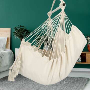 Y-Stop Hammock Chair: Outdoor Hanging Swing