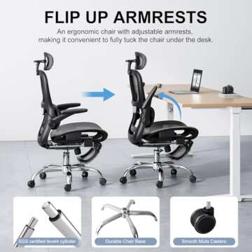 Ergonomic Office Chair with Tilt Function - Comfort Guaranteed