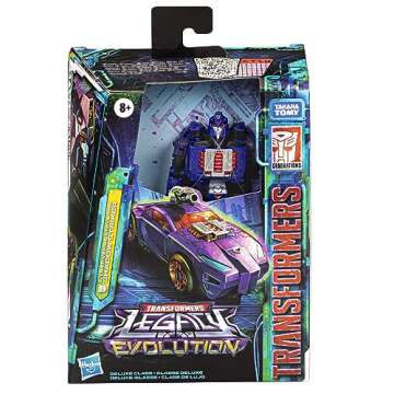 Transformers Toys Legacy Evolution Deluxe Cyberverse Universe Shadow Striker Toy, 5.5-inch, Action Figure for Boys and Girls Ages 8 and Up