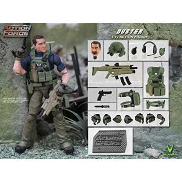 Action Force Valaverse Series 2 Duster Premium 6-Inch Scale Action Figure with Multiple Accessories