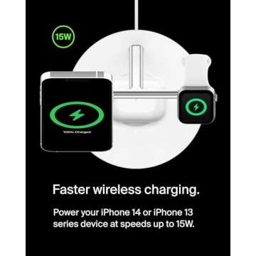 Belkin 3-in-1 MagSafe Charger - Fast Wireless Charging