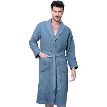 Men's Waffle Robe