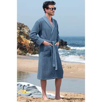 Men's Waffle Robe