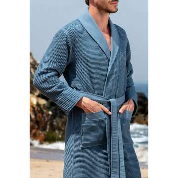 Men's Waffle Robe