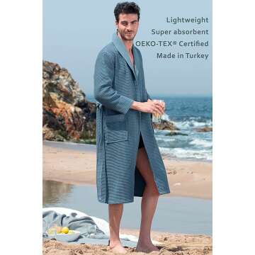 Men's Waffle Robe