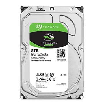 Seagate (Recertified) BarraCuda Pro 8TB Internal Hard Drive Performance HDD – 3.5 Inch SATA 6 Gb/s 7200 RPM 256MB Cache for Computer Desktop PC Laptop (ST8000DM004)