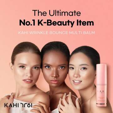 KAHI SOUND OF SEOUL SEOUL Facial Balm With Jeju Origin Oil & Collagen, Hydrate & Manage Wrinkles Around Your Face, Made In Korea, 9g (K Multi Balm)