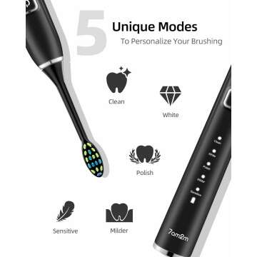 7AM2M Sonic Electric Toothbrush with Smart Timer