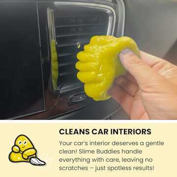 Lemon Scented Cleaning Gel for Car & Home Details