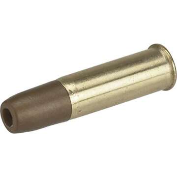 Evike Airguns - Spare Brass Shells for WinGun Dan Wesson Colt U Smith & Wesson 4.5mm (.177) Co2 Airgun Revolvers - Set of 6