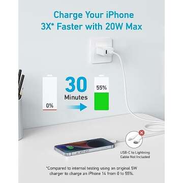 Anker iPhone 16 Fast Charger Block 2-Pack