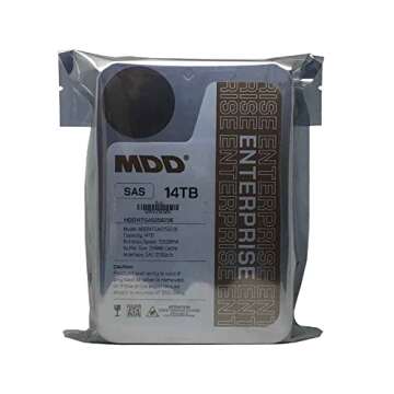 MDD MAXDIGITALDATA MDD 14TB 7200RPM 256MB Cache SAS 12.0Gb/s 3.5inch Internal Enterprise Hard Drive (MDD14TSAS25672E) - [NOT a SATA HDD] (Renewed)