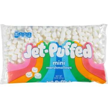 Jet-Puffed Mini Marshmallows (10 oz Marshmallow Bag) (Pack of 3)