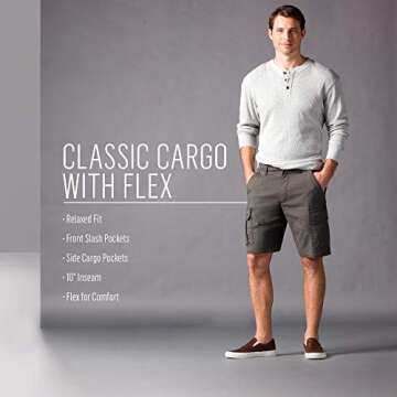 Men's Classic Relaxed Fit Cargo Shorts by Wrangler