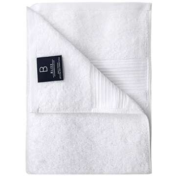 Luxury Extra Large Oversized Bath Towels | Hotel Quality Towels | 650 GSM | Soft Combed Cotton Towels for Bathroom | Home Spa Bathroom Towels | Thick & Fluffy Bath Sheets | White - 4 Pack