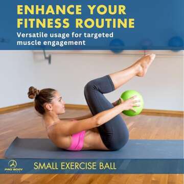 9" ProBody Pilates Barre Ball for Effective Workouts