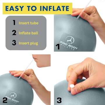 9" ProBody Pilates Barre Ball for Effective Workouts