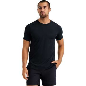 Rhone Men's Swift Lightweight Running Shirt, Anti-Odor, Moisture Wicking