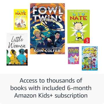 New Amazon Kindle Kids (16 GB) - If it breaks, we will replace it, includes ad-free books and cover, with glare-free display, faster page turns - Ocean Explorer