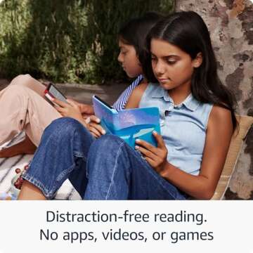 New Amazon Kindle Kids (16 GB) - If it breaks, we will replace it, includes ad-free books and cover, with glare-free display, faster page turns - Ocean Explorer