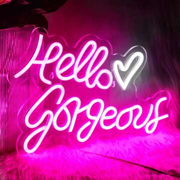 Hello Gorgeous Neon Sign