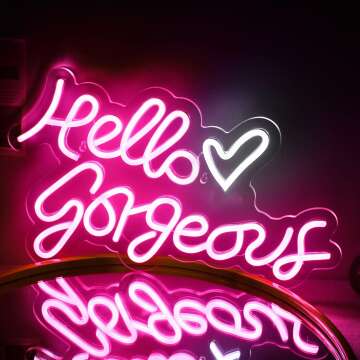 Hello Gorgeous Neon Sign