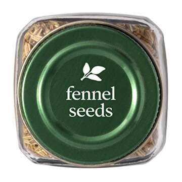 Simply Organic Fennel Seed, Certified Organic | 1.9 oz | Foeniculum vulgare Mill.